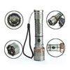 Tactical T6 LED Zoom Rechargeable Flashlight Torch